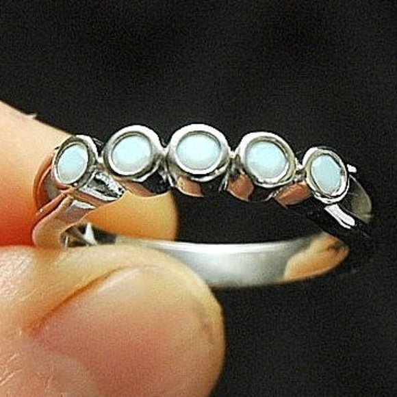 925 sterling silver Jewelry - Dainty Opal Ring Sterling Silver Ring